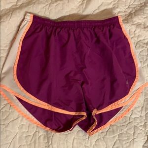 Colorful Nike athletic shorts